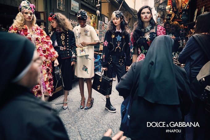 Dolce&Gabbana FW 2016-2017 Advertising Campaign in Naples