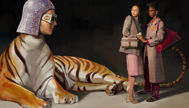 Gucci Utopian Fantasy la nuova campagna adv firmata dall’artista Ignasi Monreal