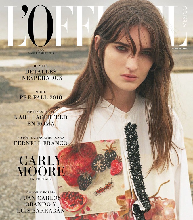 L’Officiel Mexico August 2016 Carly Moore by Gadir Rajab