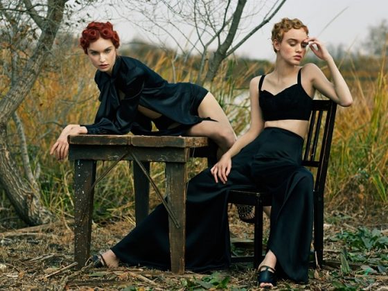Rhiannon McConnell & Cece Yost for Vogue Brazil by Hao Zeng