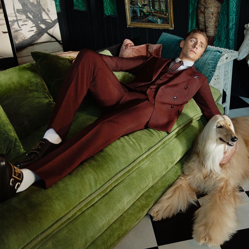 Tom Hiddleston is the new face of Gucci Cruise 2017 tailoring