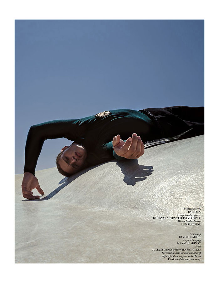 Julian Schneyder for L’Officiel Singapore by Kosmas Pavlos