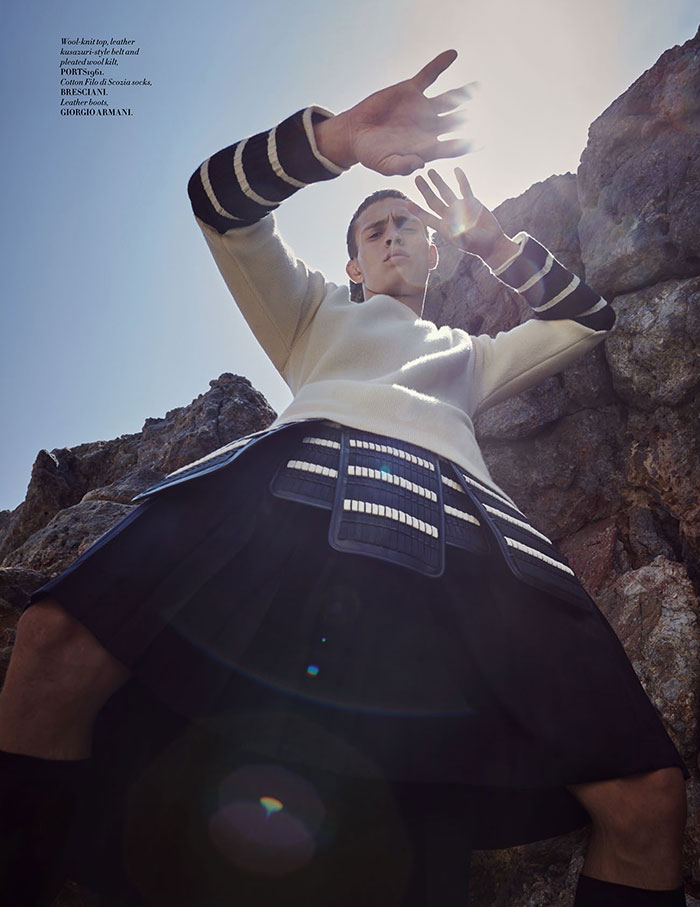 Julian Schneyder for L’Officiel Singapore by Kosmas Pavlos