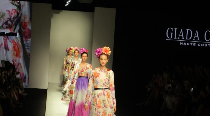 Giada Curti e il suo Giardino Segreto trionfano a Dubai Giada Curti Fashion show, Spring Summer 2017 in Dubai