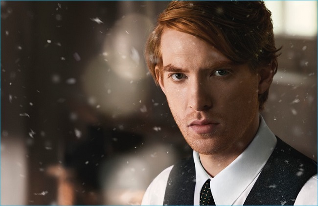 Domhnall Gleeson steps into the role of Thomas Burberry for the English fashion house’s striking new film.