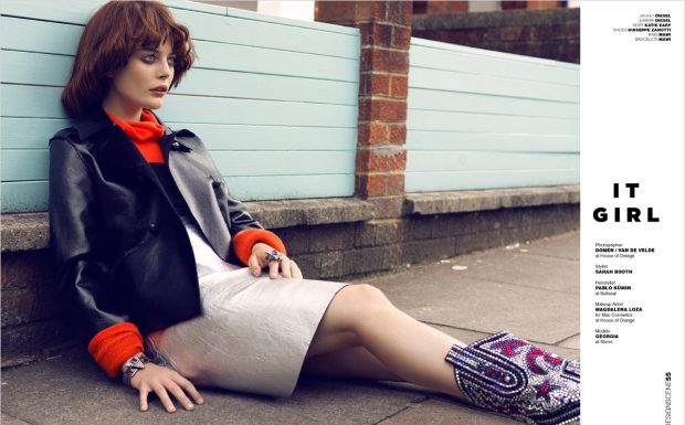 Georgia Chambers affidata alla fotografia di DOMEN / VAN DE VELDE Georgia Chambers lensed by photography duo DOMEN / VAN DE VELDE