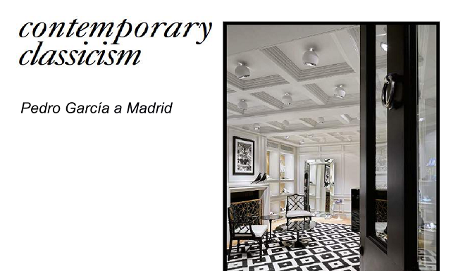 Contemporary Classicism, Pedro García a Madrid Contemporary Classicism, Pedro García a Madrid