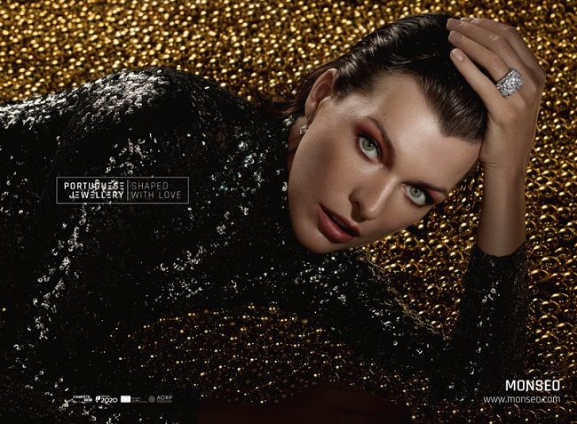 Milla Jovovich is the protagonist of the Portuguese Jewellery International Campaign