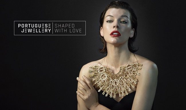 Gioielli dal Portogallo, nuova campagna con Milla Jovovich Milla Jovovich is the protagonist of the Portuguese Jewellery International Campaign