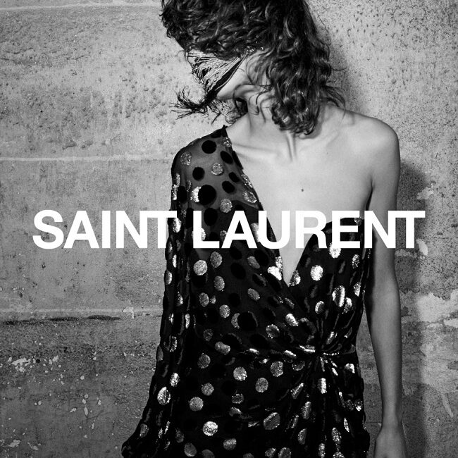 Saint Laurent e la nuova provocante Campagna di Anthony Vaccarello