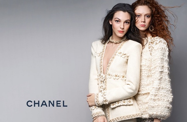 Chanel Pre-Fall 2017 : Natalie Westling & Vittoria Ceretti by Karl Lagerfeld