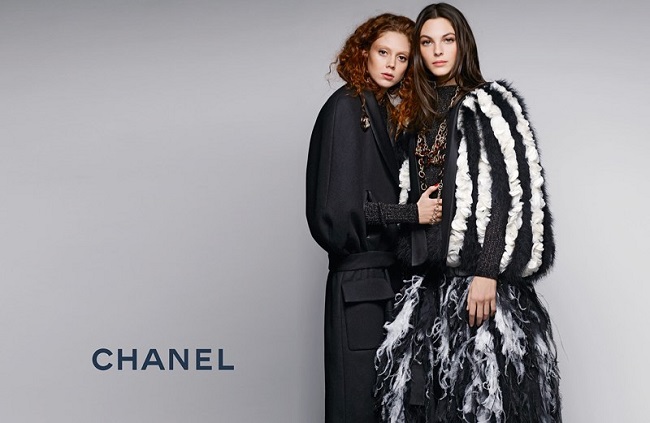 Chanel Pre-Fall 2017 : Natalie Westling & Vittoria Ceretti by Karl Lagerfeld