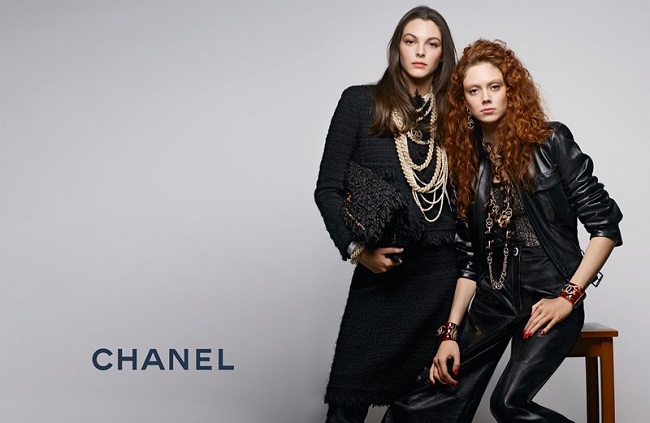 Chanel Pre-Fall 2017 : Natalie Westling & Vittoria Ceretti by Karl Lagerfeld