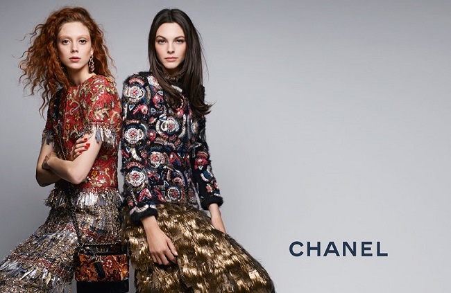 Chanel Pre-Fall 2017 : Natalie Westling & Vittoria Ceretti by Karl Lagerfeld