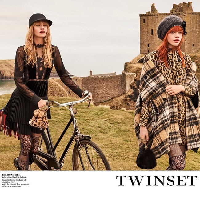 TWINSET Fall Winter 201718 Campaign with Stella Maxwell and Stella Lucia