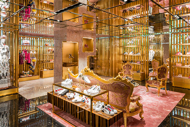 Dolce&Gabbana, la nuova boutique di Monte Carlo è un vortice di lusso