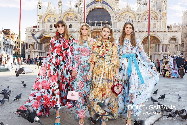 Dolce & Gabbana a Venezia per la campagna primavera-estate 2018
