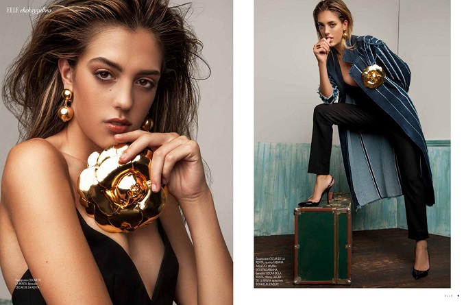 Sistine Stallone for ELLE Bulgaria February issue by Ryan Jerome for fashionpress.it