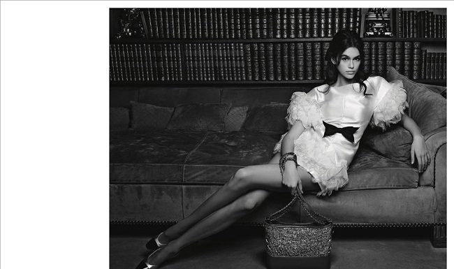 Kaia Gerber for the Chanel Spring 2018 handbag campaign Kaia Gerber for the Chanel Spring 2018 handbag campaign