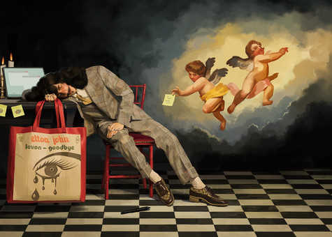 Gucci Elton John La copertina del singolo Levon di Sir Elton John decora capi e accessori della nuova capsule collection Gucci