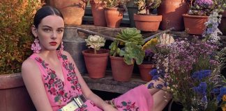 Charlotte Folkman stars in Blugirl's Spring Summer 2018 Campaign