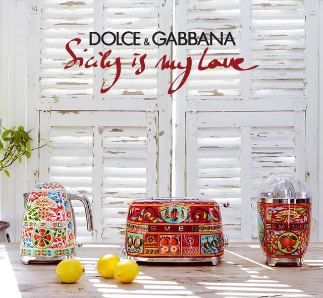 Dolce&Gabbana e Smeg in una collezione esclusiva