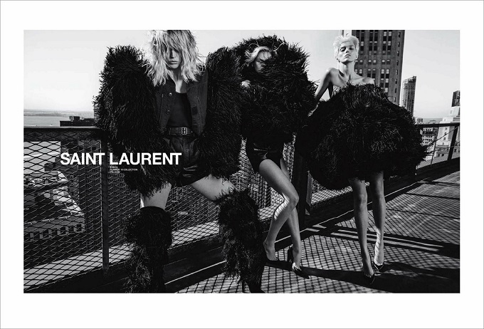 Saint Laurent Spring Summer 2018 ad campaign #YSL14 lensed by fashion photography duo Inez and Vinoodh.