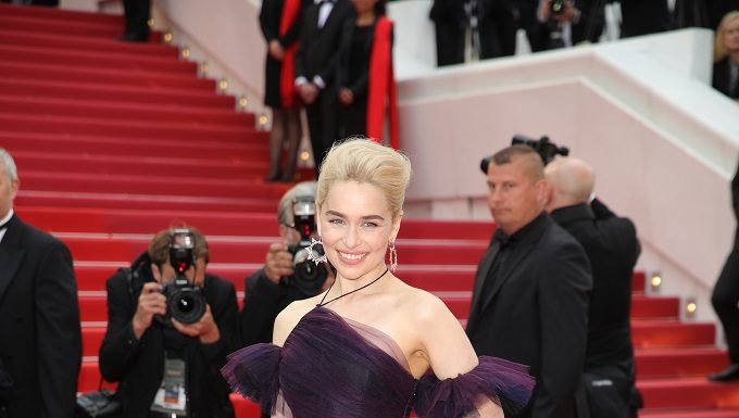 Cannes 71: Emilia Clarke in Dior Haute Couture Emilia Clarke is dressed in Dior