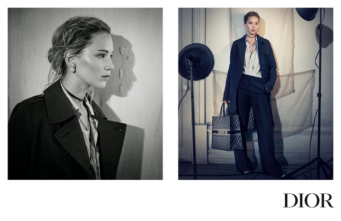 Dior Ready To Wear Fall 2018 Jennifer Lawrence by Brigitte Lacombe