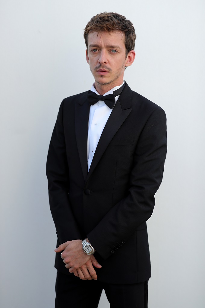 Nahuel Perez Biscayart is dressed in Dior Homme