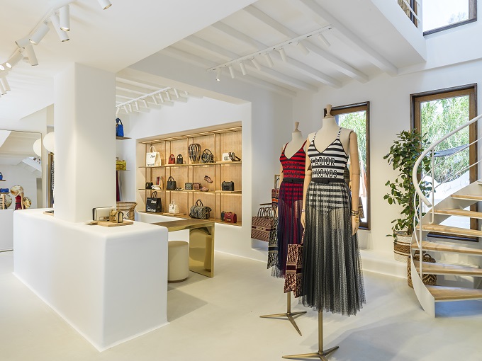 Dior's first pop-up store in Mykonos