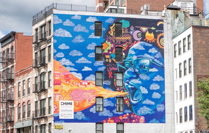 #GucciArtWall presenting murals in diverse cities dedicated to World Refugee Day.