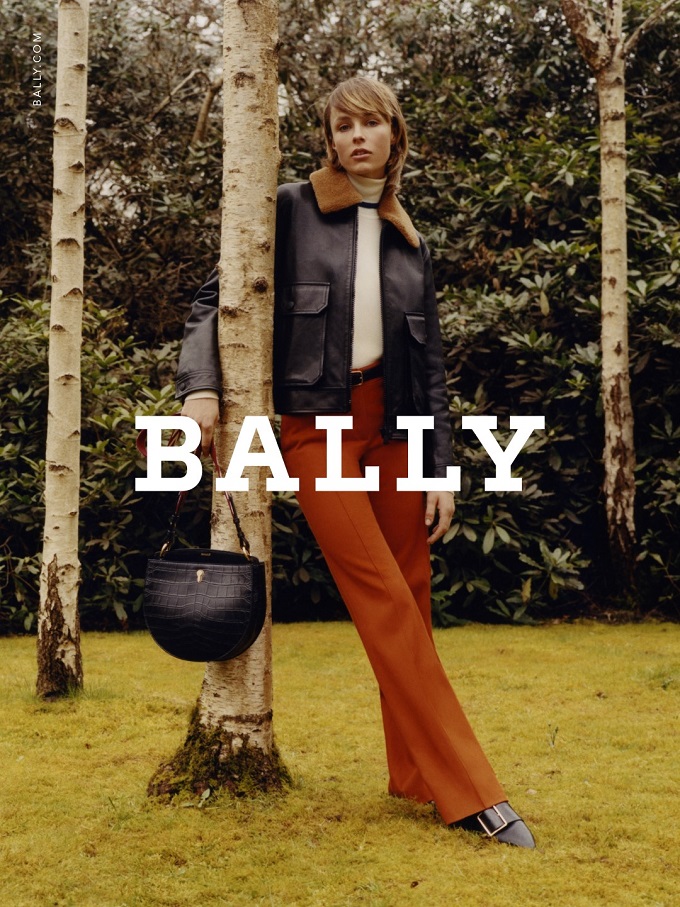 Edie Campbell fronts Bally's Autumn Winter 2018 Campaign