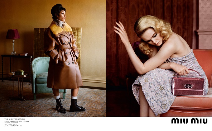 Miu Miu The Convesation Fall Winter 2018 Advertising Campaign