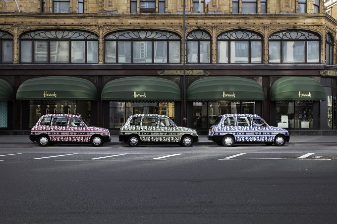 Dior Pop-Up Store at London's luxury Harrods department store.