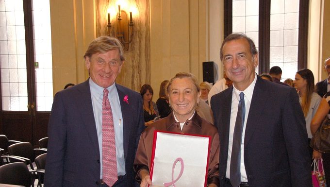 A Miuccia Prada il premio “LILT for Women” A MIUCCIA PRADA IL PREMIO “LILT FOR WOMEN”