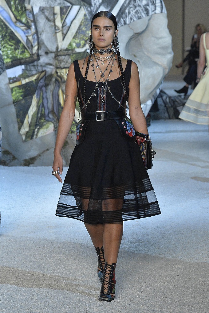 PFW: The woman warrior gets romantic at McQueen show