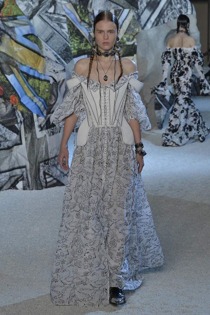 PFW: The woman warrior gets romantic at McQueen show