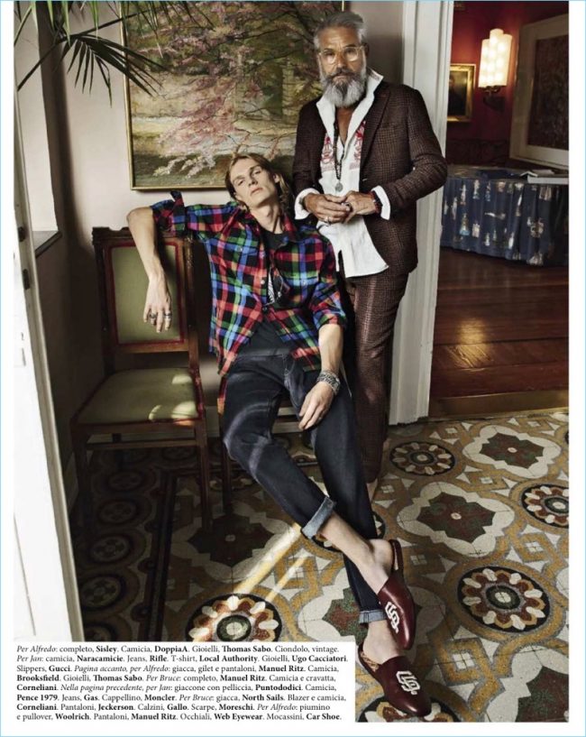 Vanity Fair Italia stages a family affair lensed by Paolo Leone fashionpress.it