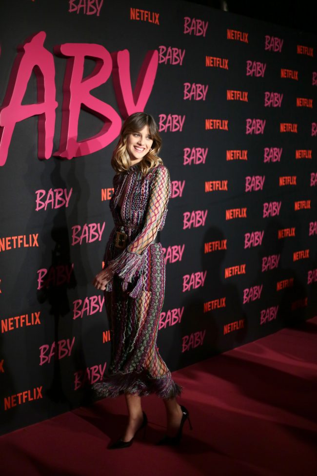 Benedetta Porcaroli wore Dior by Maria Grazia Chiuri to the “BABY” TV Series World Premiere