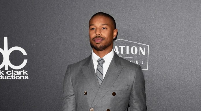 Michael B. Jordan wears a Burberry Suit Michael B Jordan wearing Burberry to the Hollywood Film Awards