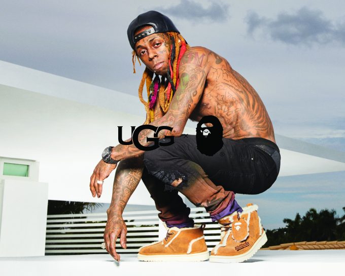 Lil Wayne Stars in the UGG x BAPE Campaign