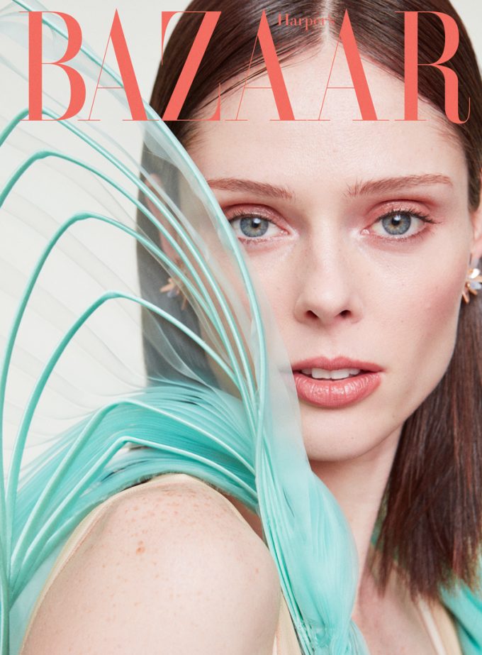 Coco Rocha Poses for Harper’s Bazaar Ukraine By Pelle Lannefors