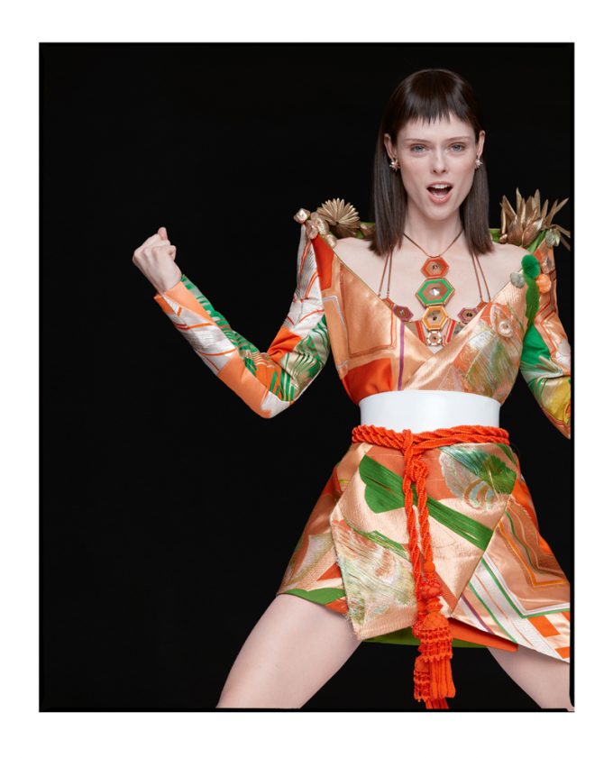 Coco Rocha Poses for Harper’s Bazaar Ukraine By Pelle Lannefors