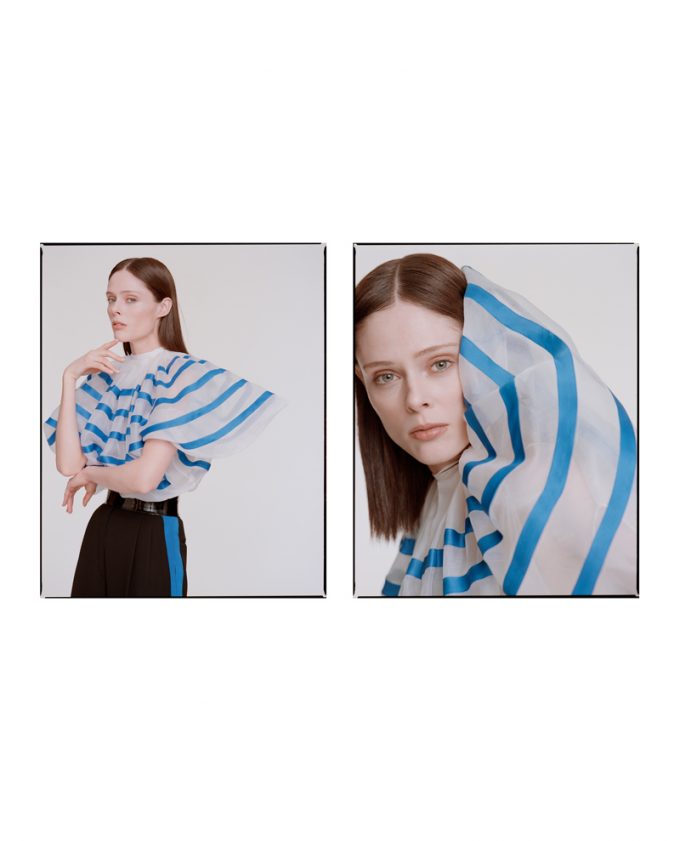 Coco Rocha Poses for Harper’s Bazaar Ukraine By Pelle Lannefors