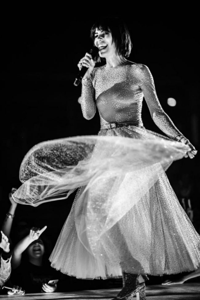 Giorgia indossa Dior di Maria Grazia Chiuri per i suo “Pop Heart” Tour