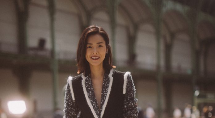 Liu Wen, Claudia Schiffer and Nana Komatsu at the Grand Palais in Paris for the CHANEL Cruise 2019/20 show Liu Wen, Claudia Schiffer and Nana Komatsu at the Grand Palais in Paris for the CHANEL Cruise 2019/20 show.