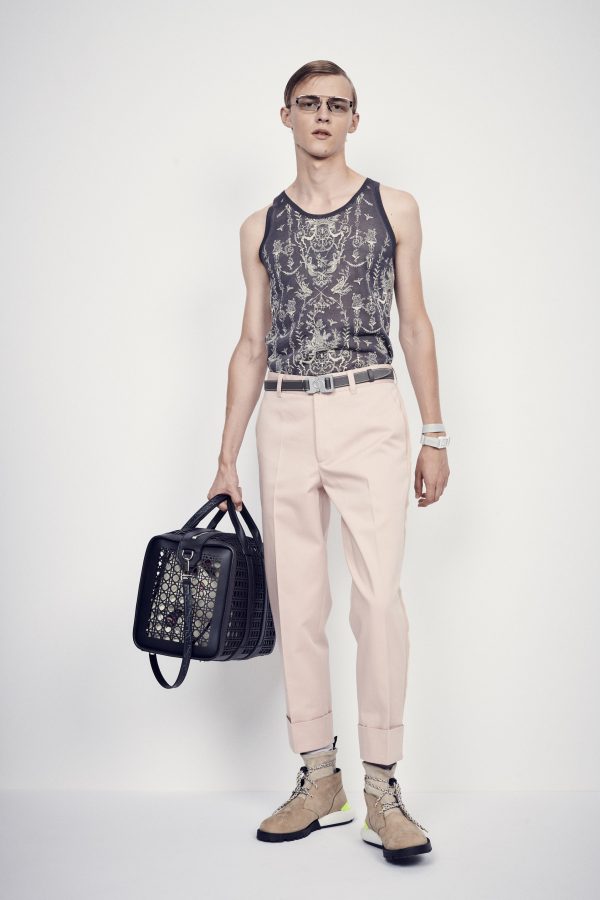 Dior — The Perforated Cannage Men's Bag Line