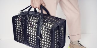 Dior — The Perforated Cannage Men's Bag Line
