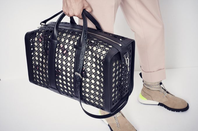 Dior — The Perforated Cannage Men's Bag Line